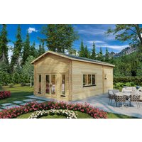 Blockhaus mit Schlafboden “Stefan 5” 5x8m mit Schlafboden online kaufen