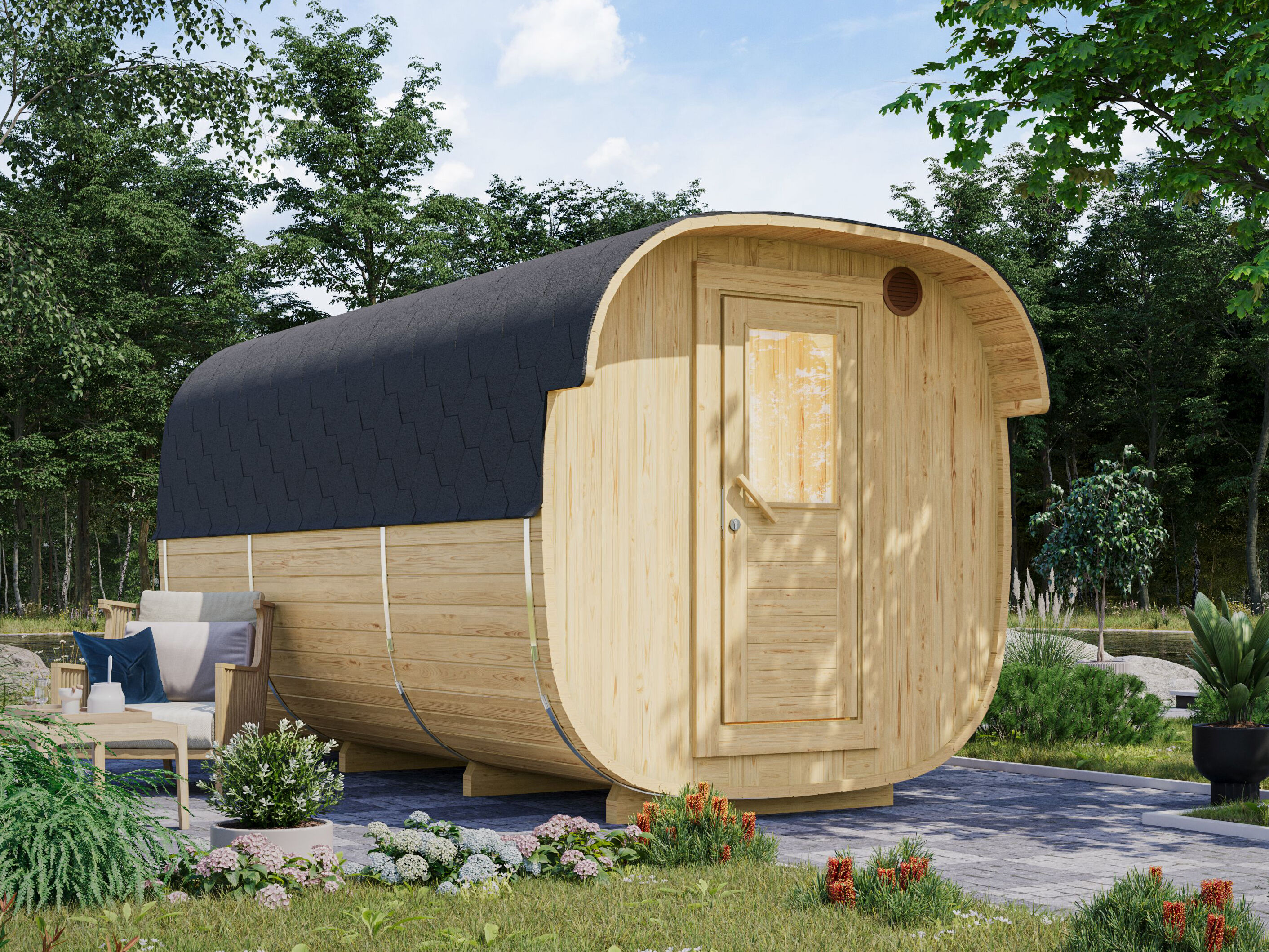 26 % reduziert! Camping Fass Modell 420 deluxe 4x2m online kaufen