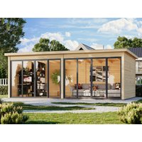 26 % reduziert! Fjordholz Holzferienhaus Modell Office IsoSlide 11 6x4m online kaufen