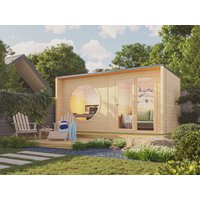 26 % reduziert! Fjordholz Holzferienhaus Modell Office Box Größe XL na 6x4m online kaufen