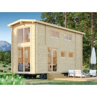 13 % reduziert! Fjordholz Tiny Holzferienhaus Modell Heritage 70 A 6x3m