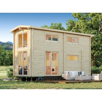 13 % reduziert! Fjordholz Tiny Holzferienhaus Modell Heritage 70 B 6x3m