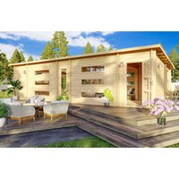 12 % reduziert! Fjordholz Holzferienhaus Modell Dundee 70 B 6x4m