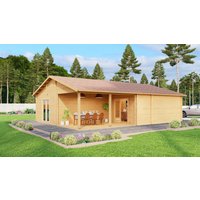 26 % reduziert! Fjordholz Ferien- und Freizeithaus  Modell Bendy 10x8m