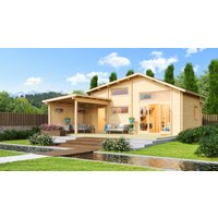 26 % reduziert! Fjordholz Ferien- und Freizeit Haus Modell Montrea 8x6m