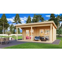 26 % reduziert! Fjordholz Ferien- und Freizeithaus Modell Pekka 6x4m