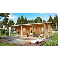 26 % reduziert! Fjordholz Ferien- und Freizeithaus Modell Mikka 10x8m