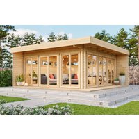 26 % reduziert! Fjordholz Gartenlounge Modell Mila 44 6x6m