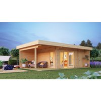 26 % reduziert! Gartenlounge Modell Petra 44 C mit Anbau 6x4m