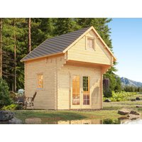 26 % reduziert! Fjordholz Satteldach Holzferienhaus Modell Ontario 44 4x3m
