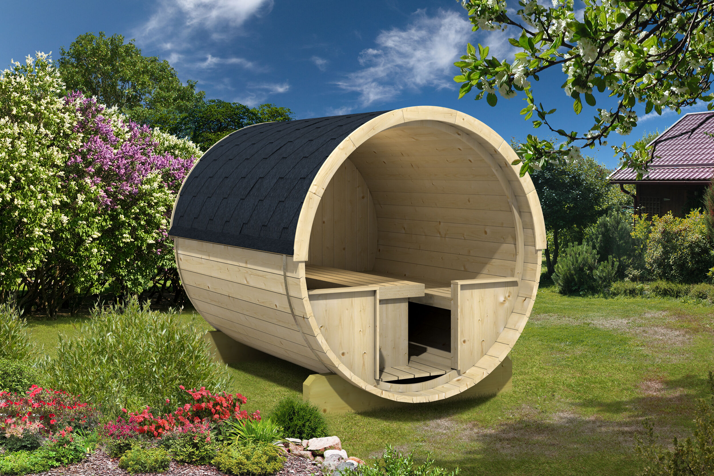 26 % reduziert! Camping Fass Modell Dining 2x2m