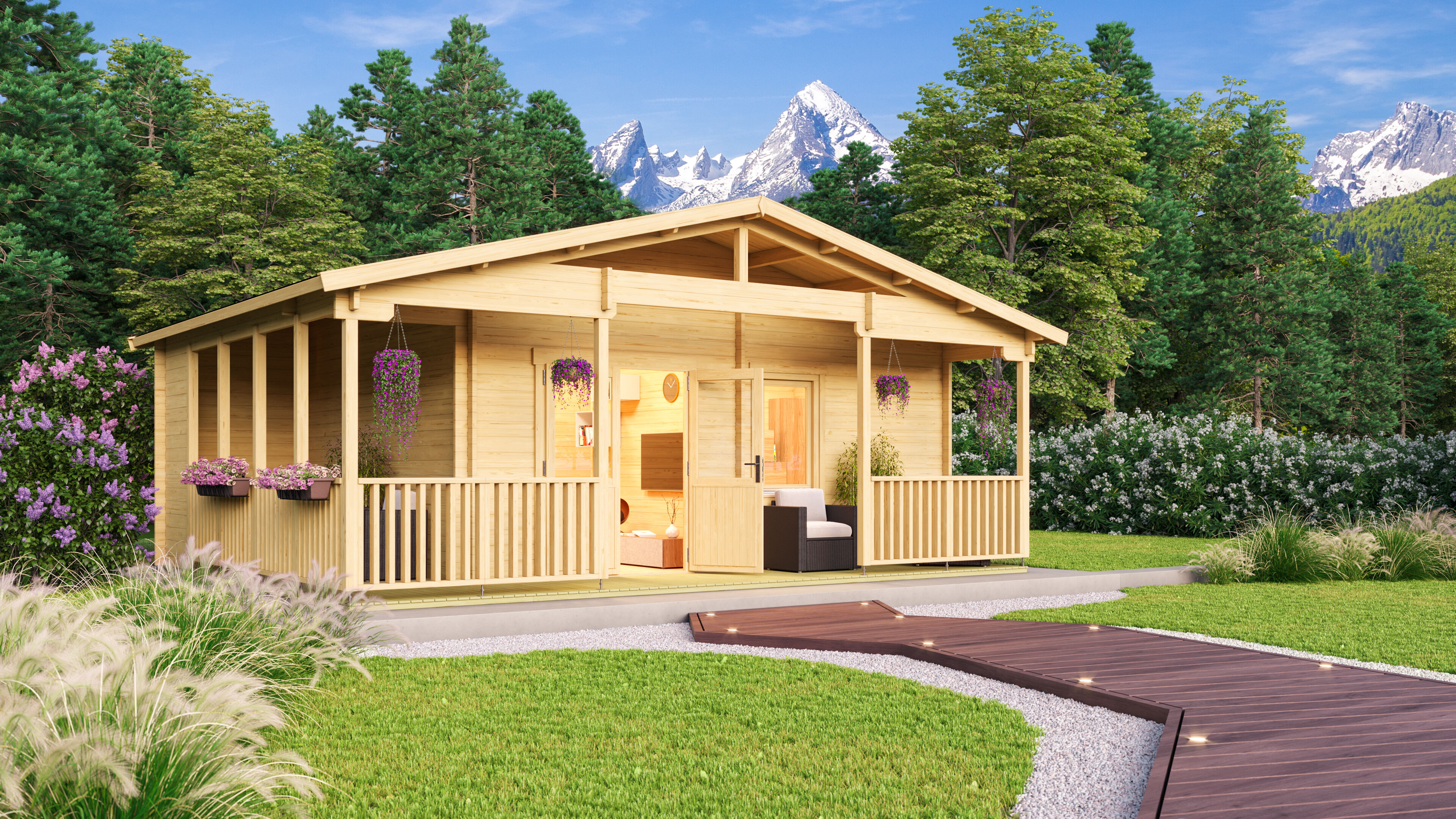 26 % reduziert! Fjordholz Freizeithaus Glostrup 44 8x6m