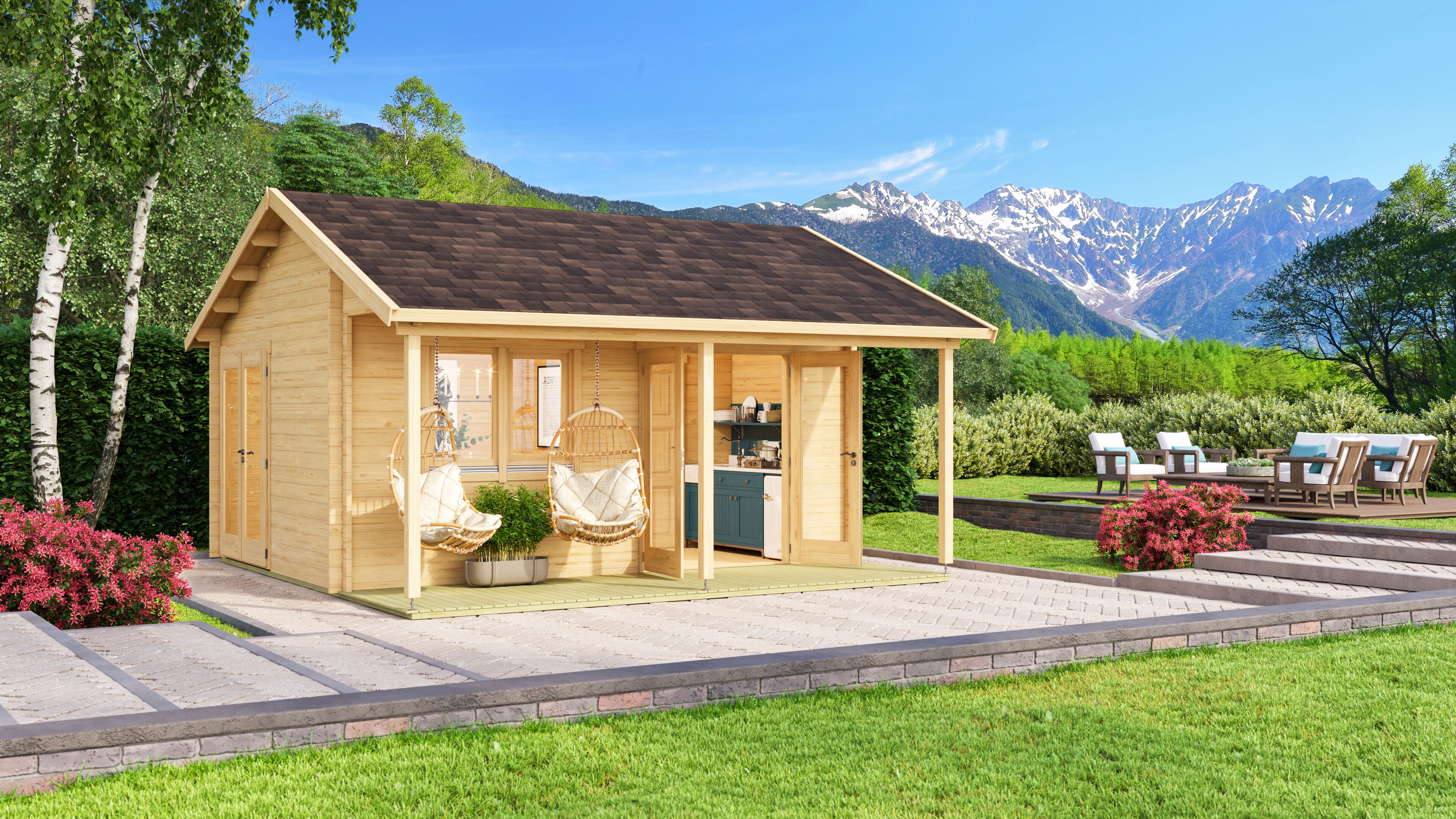 26 % reduziert! Fjordholz Ferien- und Freizeithaus  Modell Lerum 7 6x4m