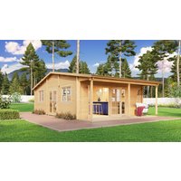 26 % reduziert! Fjordholz Ferien- und Freizeithaus  Modell Bente 8x6m