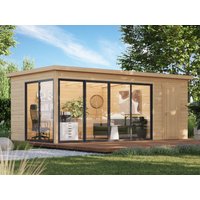 26 % reduziert! Fjordholz Holzferienhaus Modell Office IsoSlide 7 6x3m