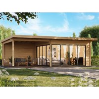 26 % reduziert! Fjordholz Holzferienhaus Modell Office IsoSlide 10 SD 8x5m