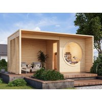 26 % reduziert! Fjordholz Holzferienhaus Modell Office Box Größe XXS + 3x3m