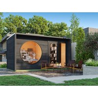 26 % reduziert! Fjordholz Holzferienhaus Modell Office Box Größe L sch 6x3m