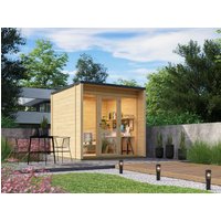 26 % reduziert! Fjordholz Holzferienhaus Modell Office Box Größe S nat 3x2m