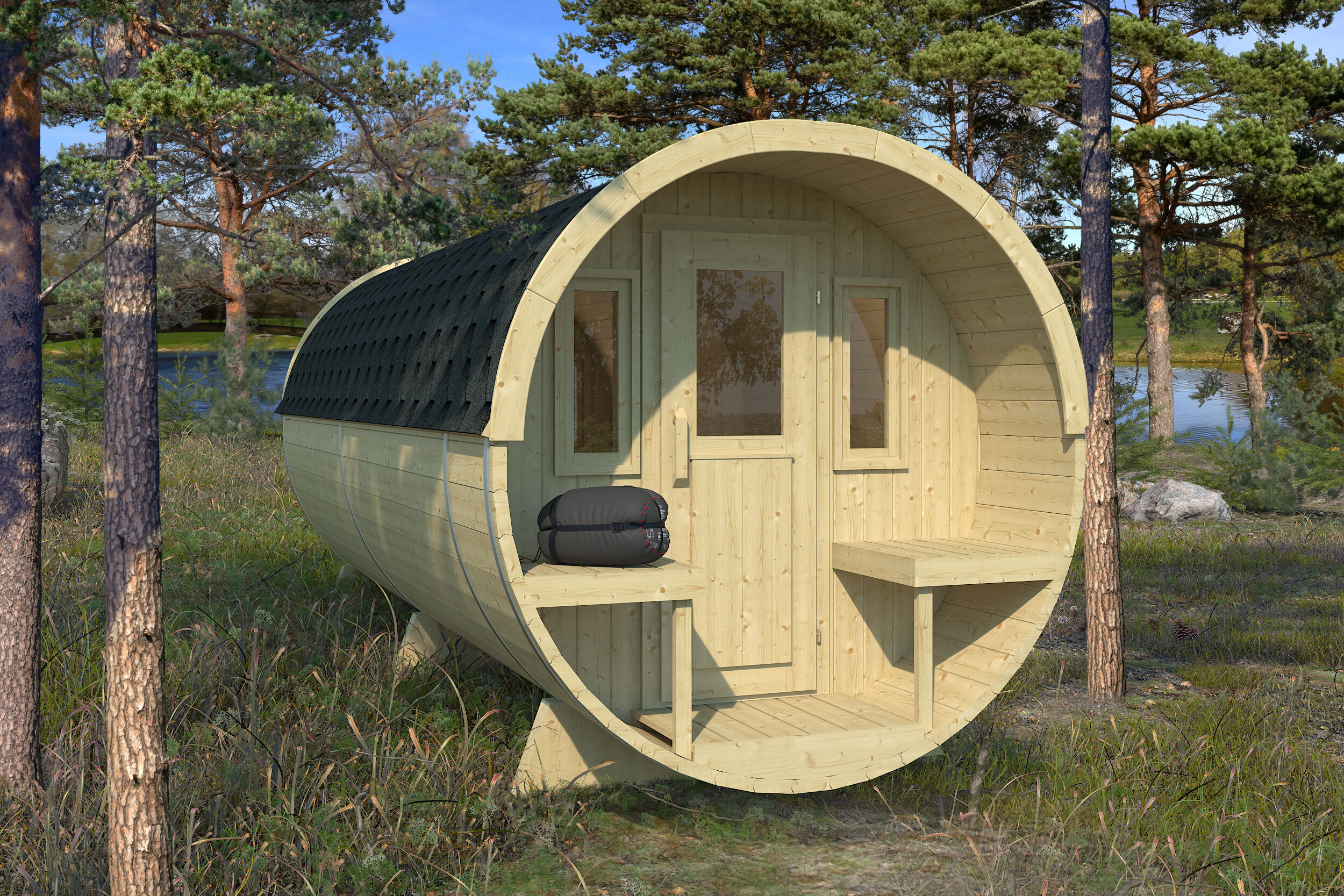 26 % reduziert! Camping Fass Modell 480 5x4m