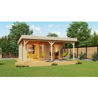 26 % reduziert! Fjordholz Gartenlounge Modell Rose 70 6x5m